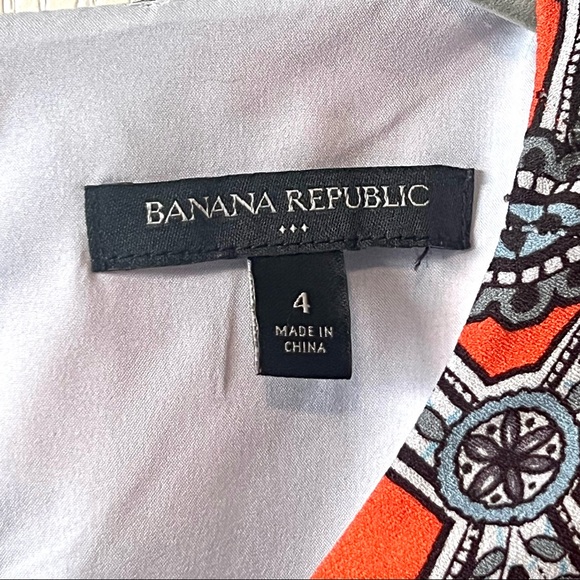 BANANA REPUBLIC Geometric Print Shift Dress—SZ. 4 - Picture 10 of 10